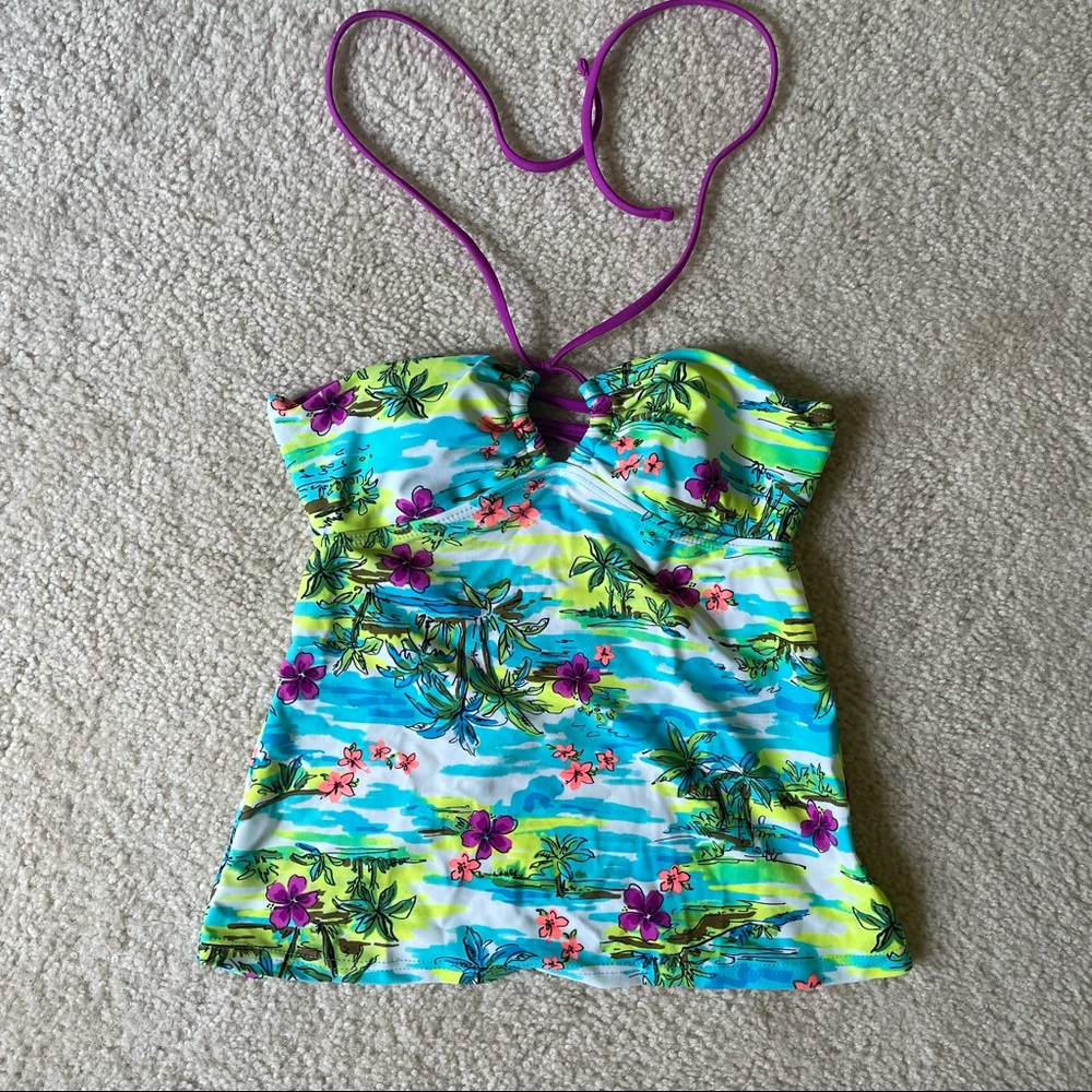 Tropical Swim Tankini Top